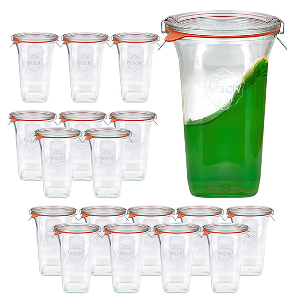 Lot de 18 Weck Quentin 795 ml