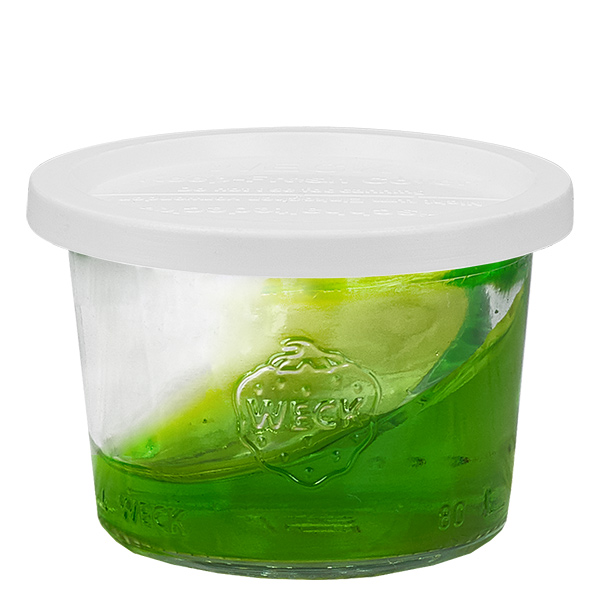 Set de 12 bocaux Weck 80ml avec 12 couvercles de conservation Set de 12 bocaux Weck 80ml avec 12 couvercles de conservation