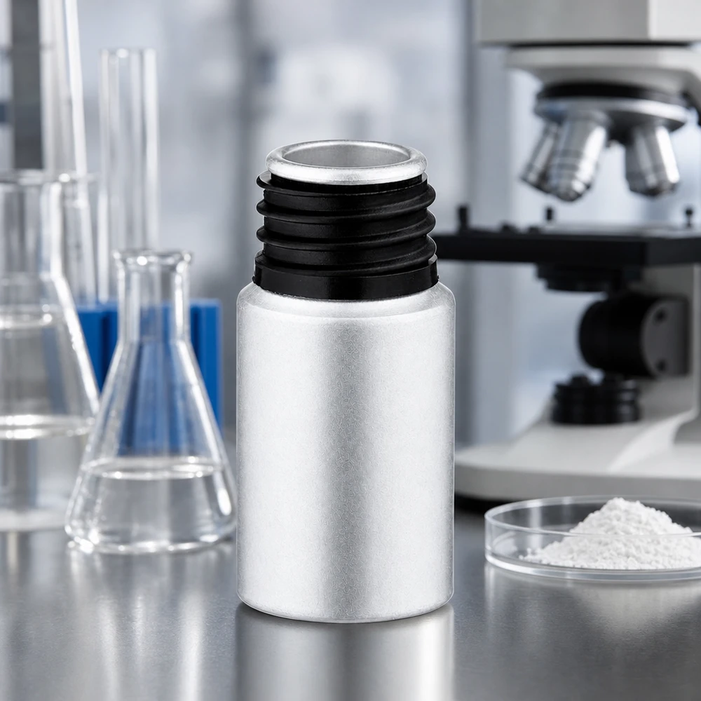 Bouteille en aluminium teinté 10 ml, sans bouchon Flacon en aluminium résistant à la corrosion de 10 ml avec décapage mat pour les liquides sensibles