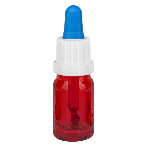 Flacon à pipette 5ml blanc/bleu OV RedLine UT18/5