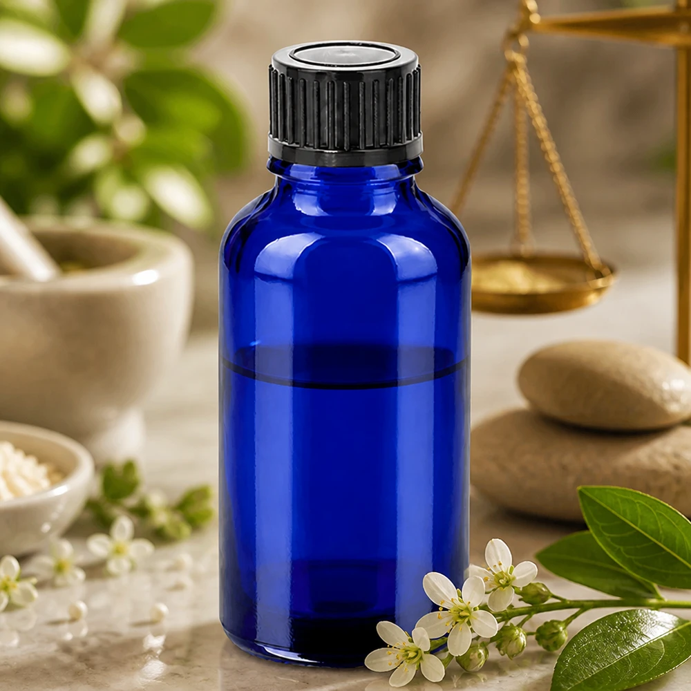 Bouteille de pharmacie professionnelle de 30 ml pour la fabrication de sérums et les formulations cosmétiques