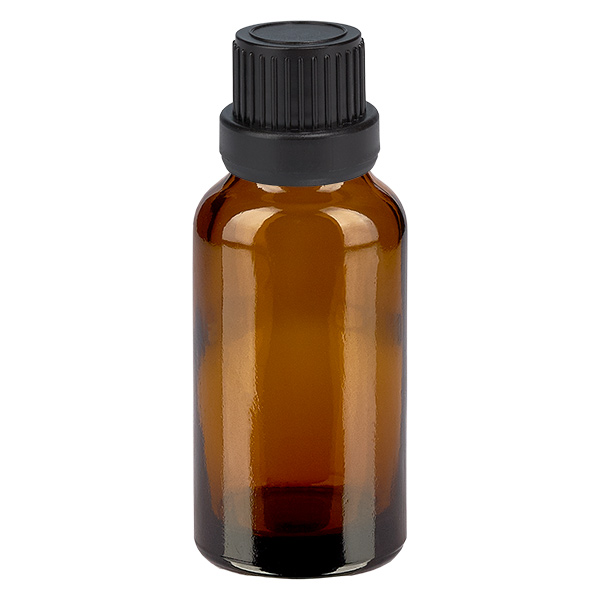 Flacon 20ml 11mm SV noir OV BrownLine UT18/20