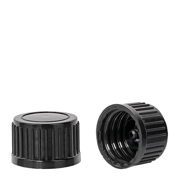 Bouchon à vis noir (DIN18, UT18) Standard