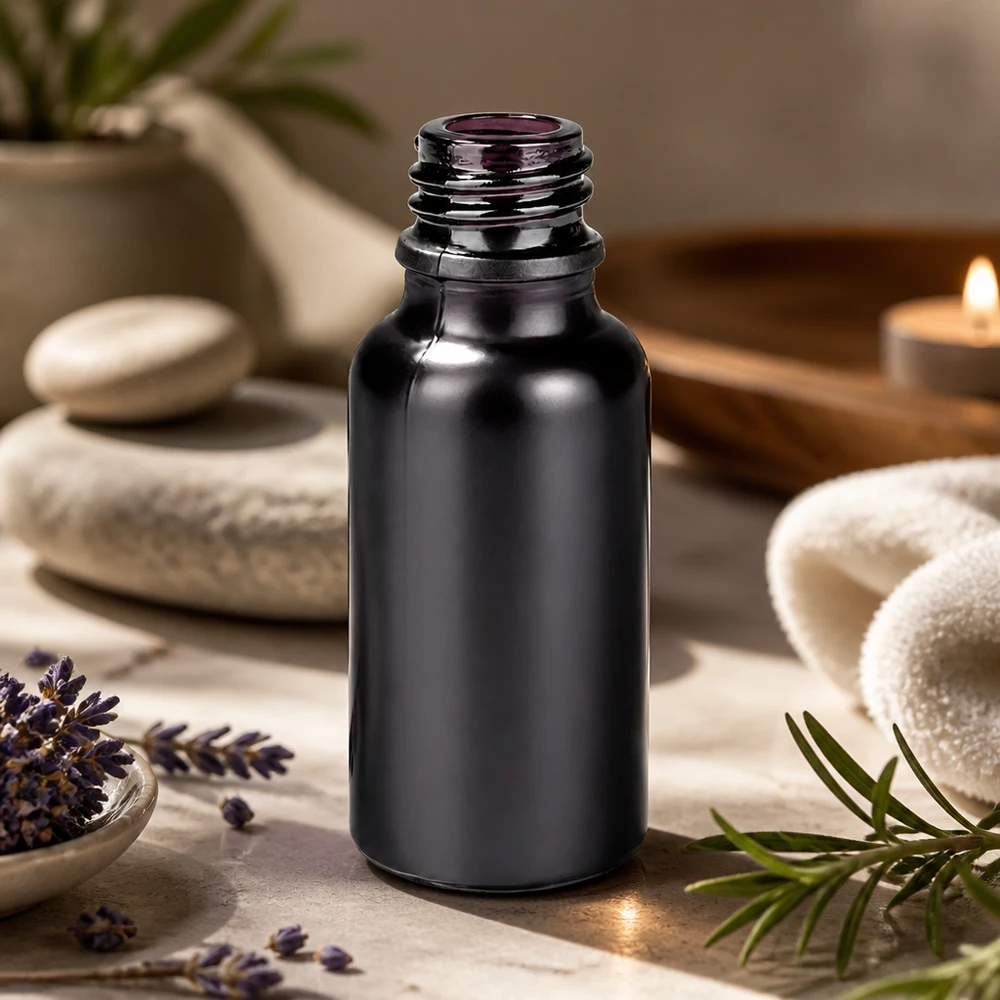 Flacon à pharmacie 20ml BlackLine UT18/20 UNiTWIST Flacon de pharmacie pratique de 20 ml BlackLine UT18/20 pour un dosage précis des substances actives