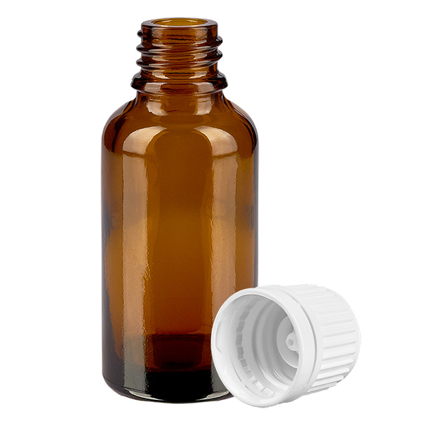 Flacon 30ml 11mm SV blanc OV BrownLine UT18/30