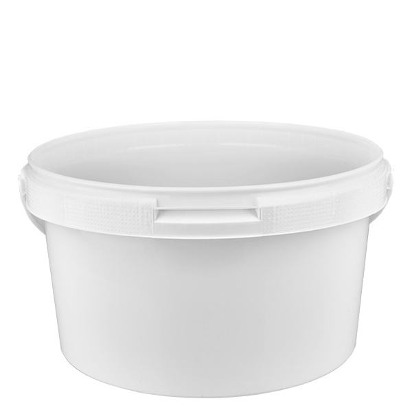 3,5L Seau blanc sans couvercle 3,5L Seau blanc sans couvercle