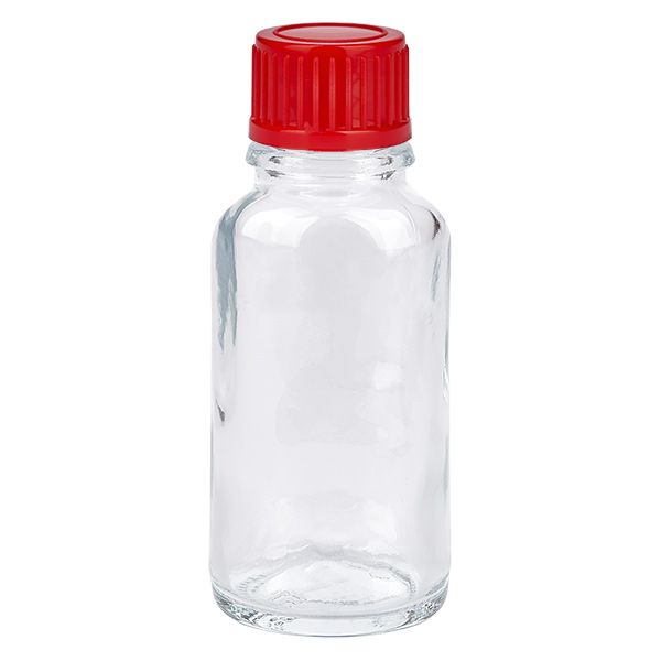 Flacon 20ml 11mm SV rouge STD ClearLine UT18/20