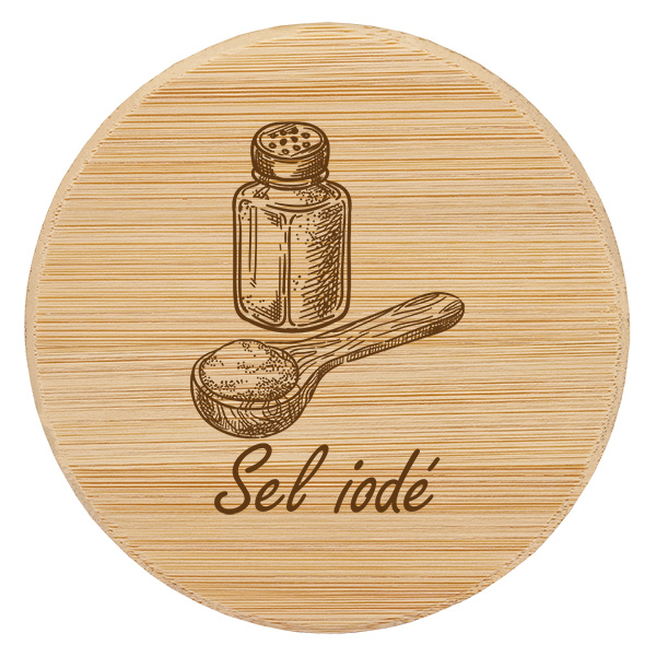 Paire en bois « Sel iodé » pour WECK RR60