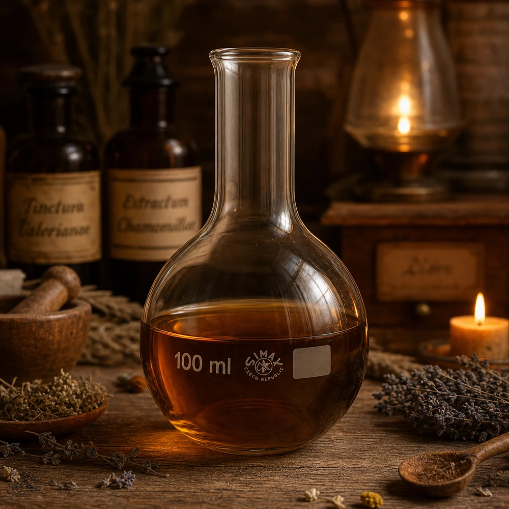 Ballon à fond plat 100 ml à col étroit, en verre borosilicate avec bord renforcé Fiole de laboratoire classique 100ml en verre transparent avec design ergonomique pour une manipulation facile