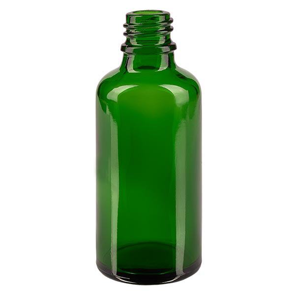 Flacon compte-gouttes vert 50 ml DIN18 Flacon compte-gouttes vert 50 ml DIN18