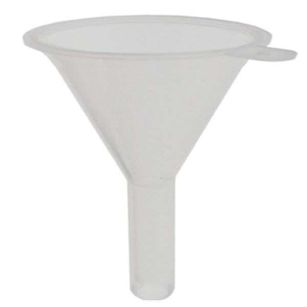 Mini entonnoir en plastique, transparent