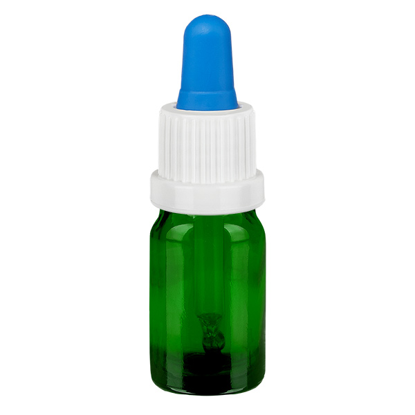 Flacon à pipette 5ml blanc/bleu OV GreenLine UT18/5 Flacon à pipette 5ml blanc/bleu OV GreenLine UT18/5
