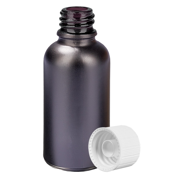 Flacon 30ml 11mm SV blanc STD BlackLine UT18/30