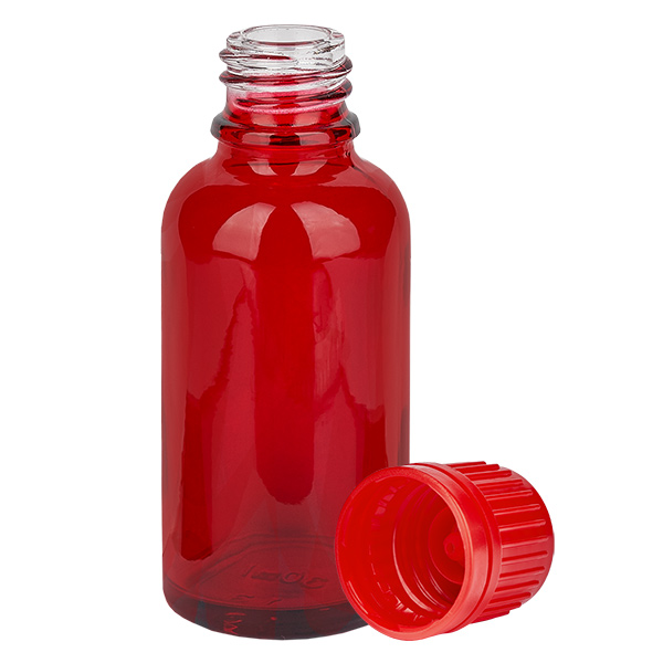 Flacon 30ml 11mm SV rouge OV RedLine UT18/30 Flacon 30ml 11mm SV rouge OV RedLine UT18/30