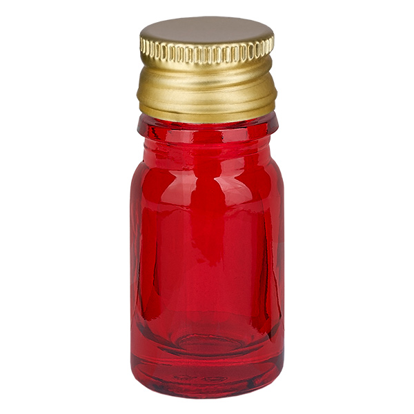 Flacon 5ml 11mm SV Alu-Gold STD RedLine UT18/5