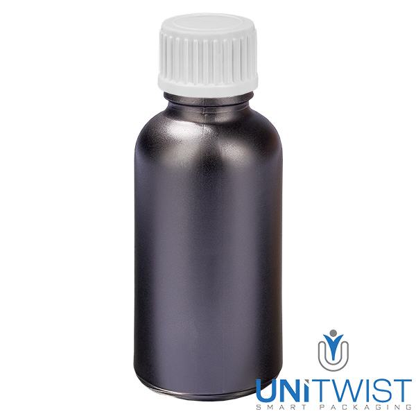 30ml flacon compte-gouttes 0.9mm blanc STD BlackLine UT18/30