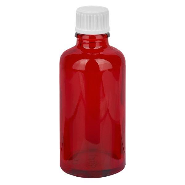 Flacon compte-goutte 50ml 0.9mm blanc STD RedLine UT18/50