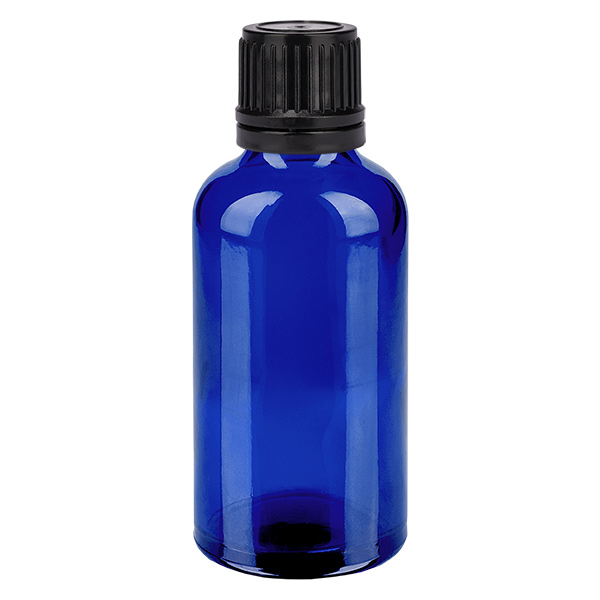 Flacon 50ml (globule) 8mm GR s. STD BlueL. UT18/50