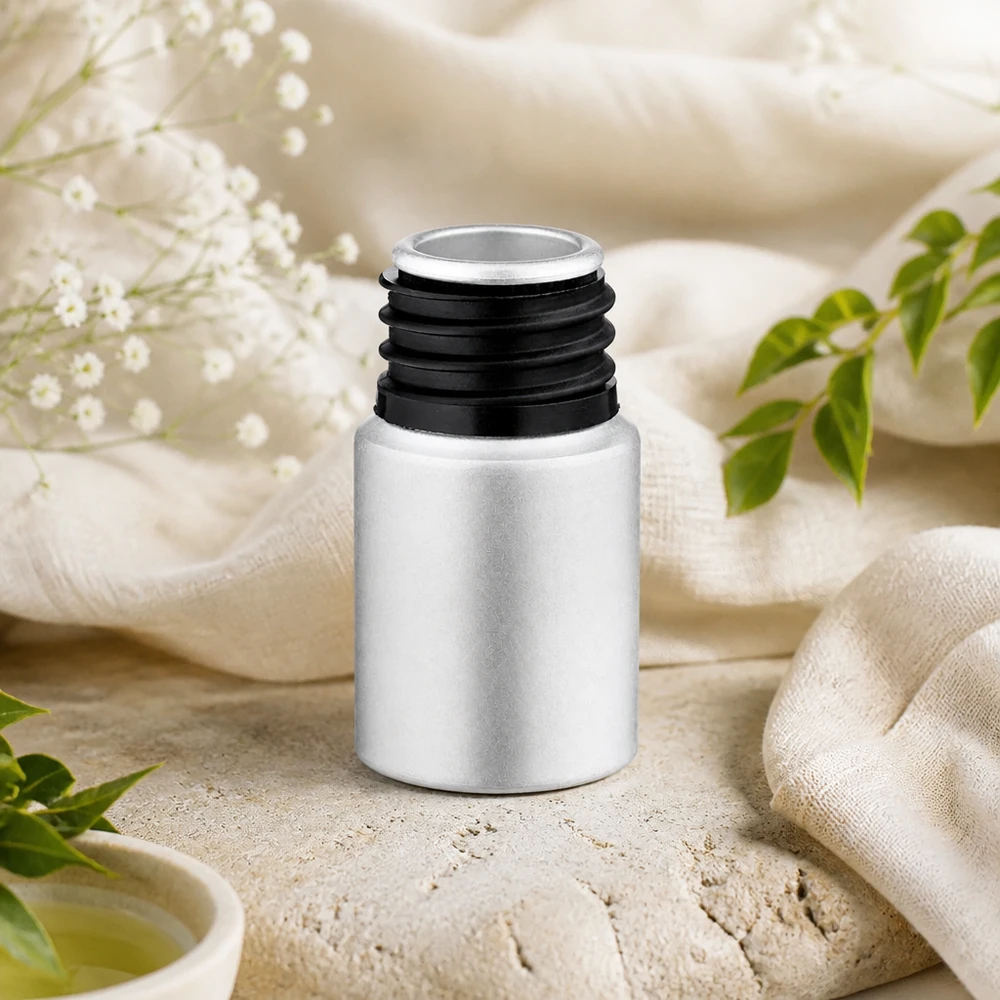 Bouteille en aluminium teinté 10 ml, sans bouchon Bouteille en aluminium durable de 10 ml fabriquée à partir de matériaux recyclables, une solution d'emballage respectueuse de l'environnement