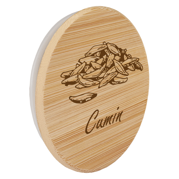 Paire en bois « Cumin » pour WECK RR60