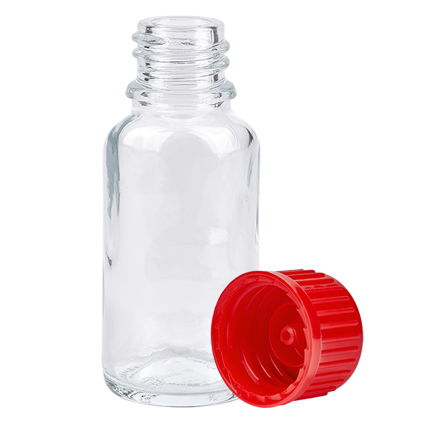 Flacon 20ml 11mm SV rouge STD ClearLine UT18/20 Flacon 20ml 11mm SV rouge STD ClearLine UT18/20