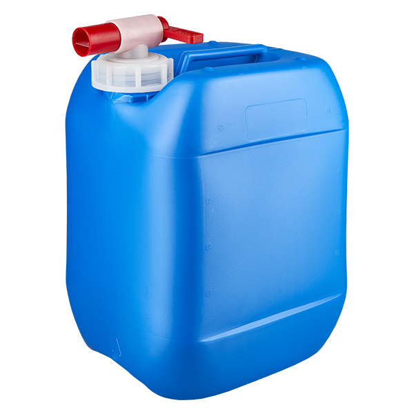 Bidon 10 litres bleu avec robinet
