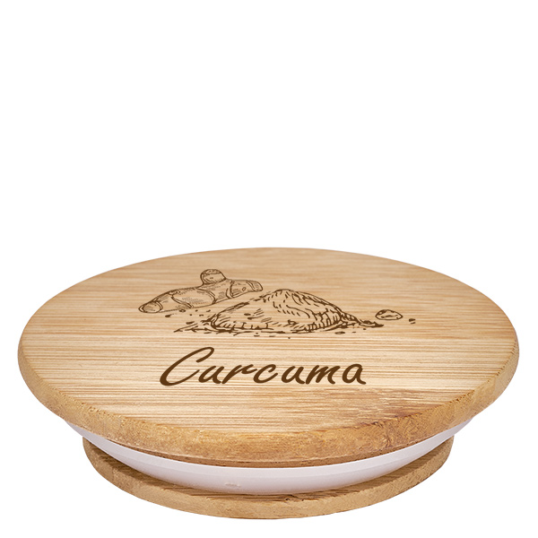 Paire en bois « Curcuma » pour WECK RR60