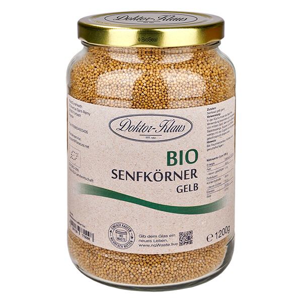 1200g de graines de moutarde bio jaunes Doktor-Klaus noWaste 1200g de graines de moutarde bio jaunes Doktor-Klaus noWaste