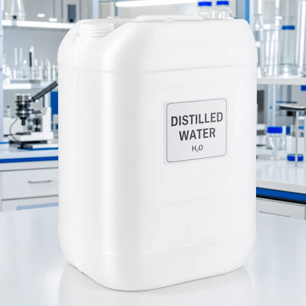 Jerrican de 25 litres sans bouchon Bidon rectangulaire en plastique de 25 litres sans couvercle, destiné aux liquides chimiques