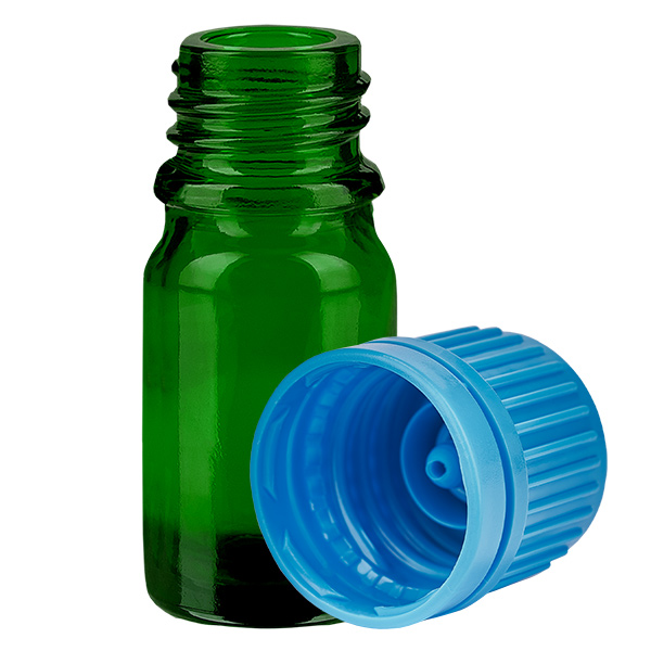 Flacon 5ml 11mm SV bleu OV GreenLine UT18/5