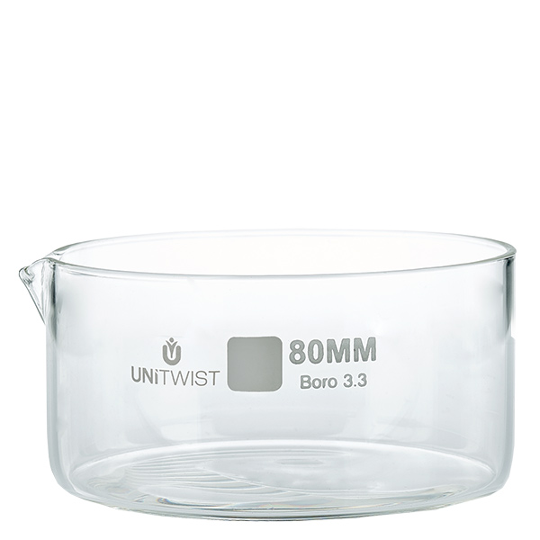Cristallisoir ø80mm verre borosilicaté UNiTWIST Cristallisoir ø80mm verre borosilicaté UNiTWIST