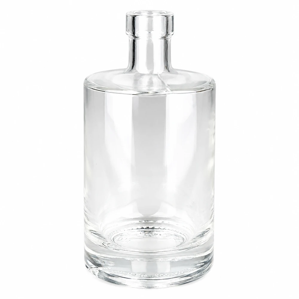 Bouteille en verre 500 ml « Marie » sans bouchon UNiTWIST® Bouteille en verre Marie 500ml sans bouchon UNiTWIST transparent vide avec col court pour spiritueux et boissons