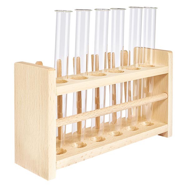 Tube à essai 160x16mm en verre borosilicate à bord rabattu