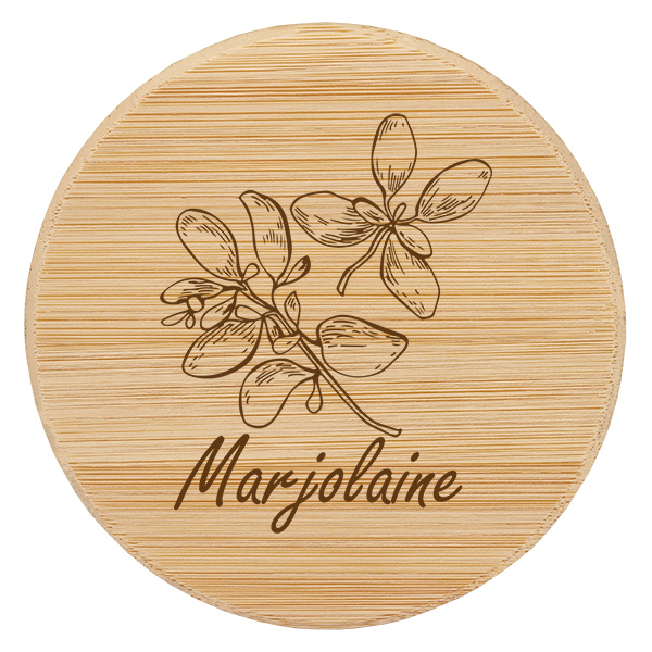 Paire en bois « Marjolaine » pour WECK RR60 Paire en bois « Marjolaine » pour WECK RR60