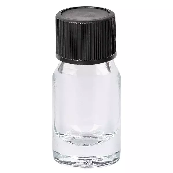Flacon compte-goutte 5ml 1mm noir STD ClearLine UT18/5 Flacon compte-goutte 5ml 1mm noir STD ClearLine UT18/5