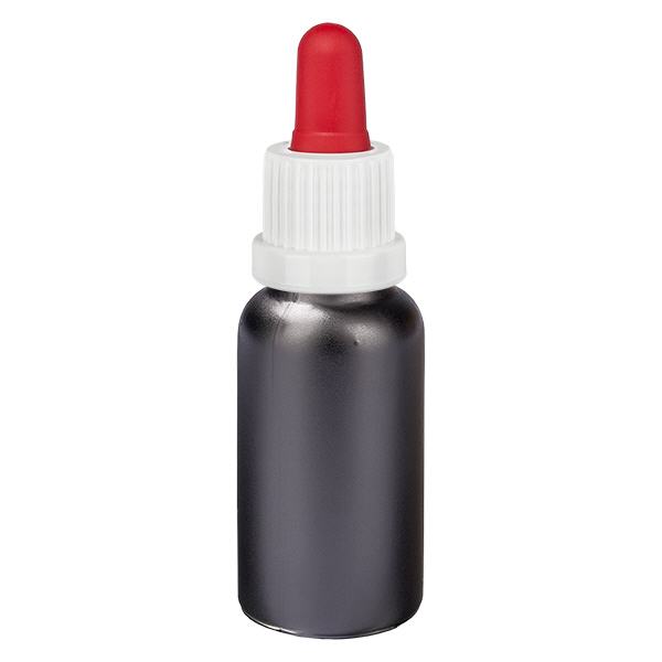 Flacon à pipette 20ml blanc/rouge OV BlackLine UT18/20