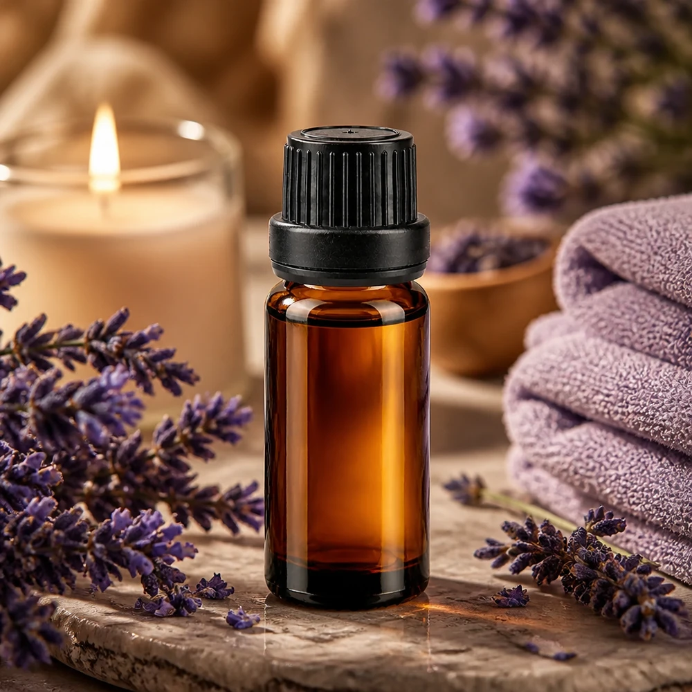 Flacon compte-gouttes ApoGlas de 10 ml, brun, avec embout de 2 mm, pour l'aromathérapie et les huiles essentielles