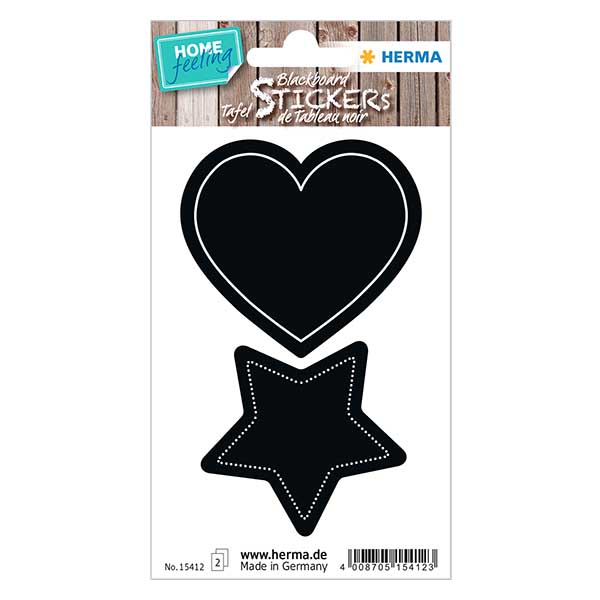 Étiquettes pour tableaux blancs cur &amp; Étoile (4 stickers)