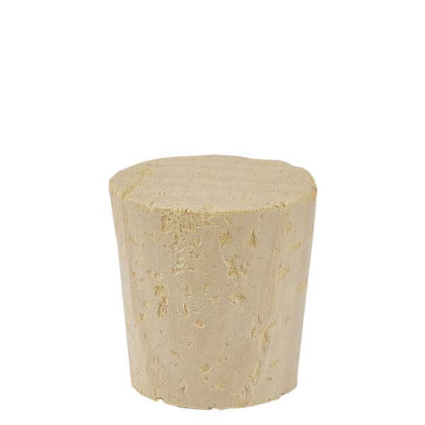 Bouchon de liège naturel (conique) 22/26mm, hauteur 27mm