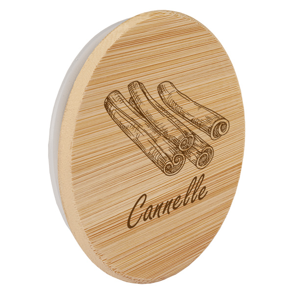 Paire en bois « Cannelle » pour WECK RR60