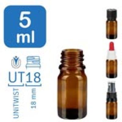 Flacons de pharmacie BrownLine 5ml UT18