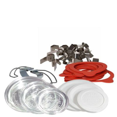 WECK Agrafes, caoutchoucs, couvercles en verre, couvercles fraîcheur
