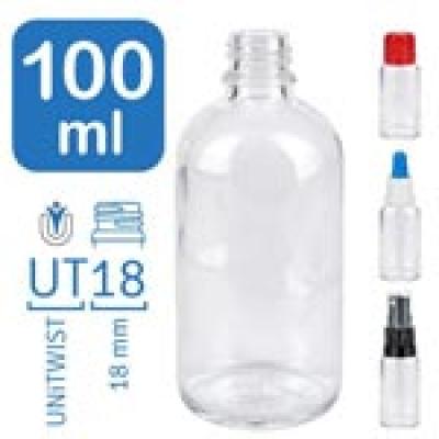 Flacons de pharmacie ClearLine 100ml UT18