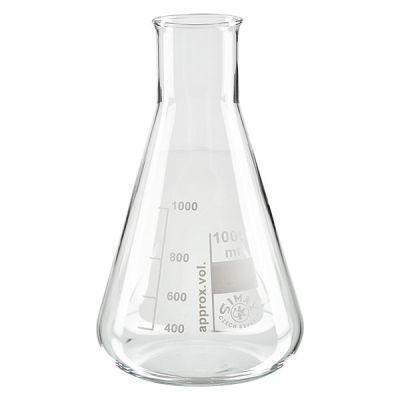 Erlenmeyers à col large en borosilicate, gradués