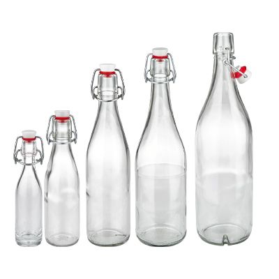 Bouteilles à étrier avec bouchon