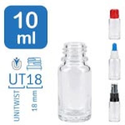Flacons de pharmacie ClearLine 10ml UT18
