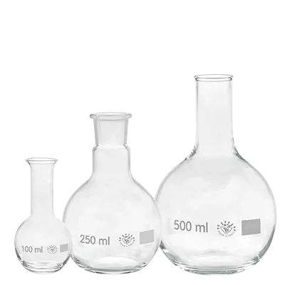 Ballons à fond plat