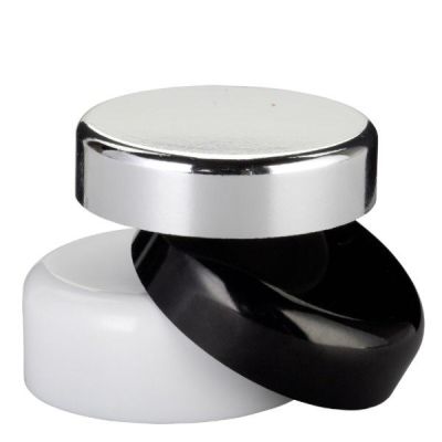 Bouchons à vis pour pots en verre bleus