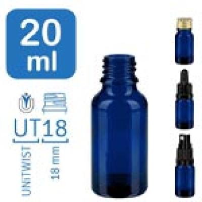 Flacons de pharmacie BlueLine 20ml UT18