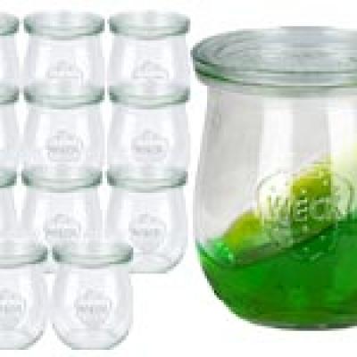 WECK Sets avec couvercles en verre